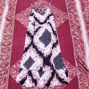 Torrid Black and White Spaghetti Strap Sundress